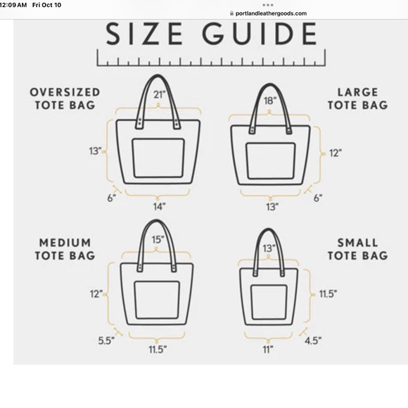 NWT Portland Leather tote - Picture 4 of 4